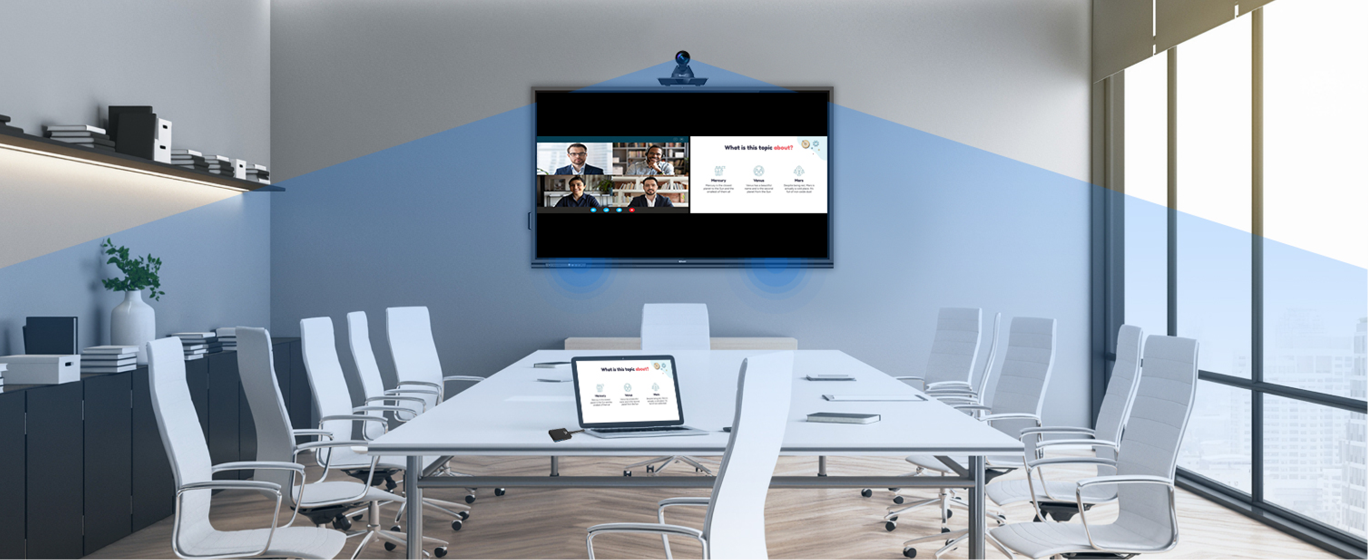 IQ Smart Meeting Room Solutions for Video Conferencing System-IQBoard