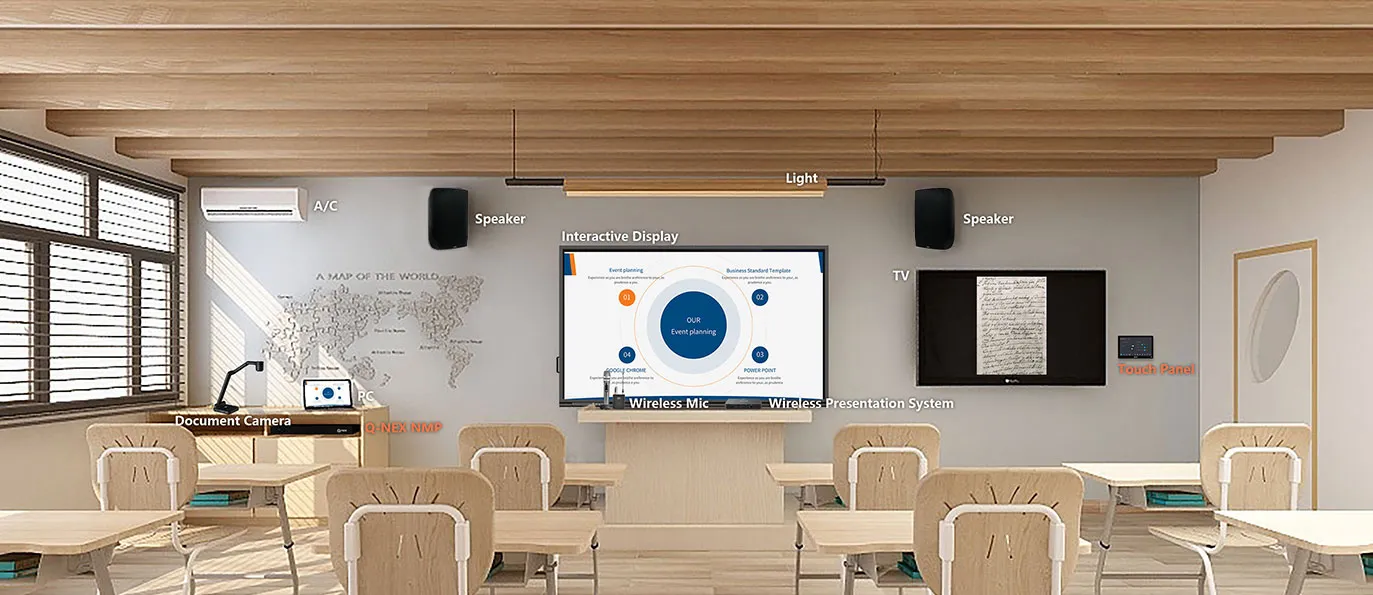 Solutions displayed at Infocomm Asia 2024 - Smart classroom solution