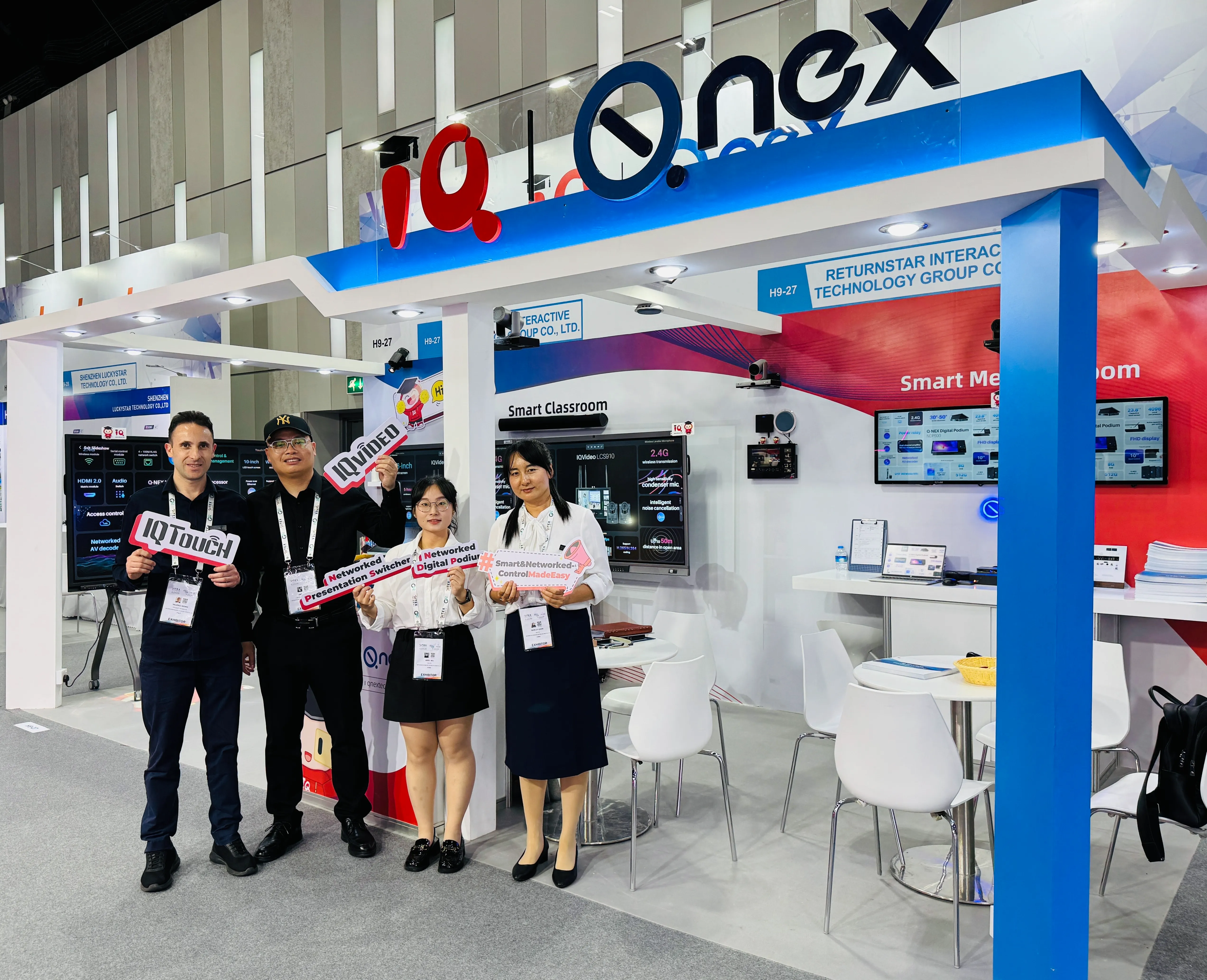IQ&QNEX Triumphs at Gitex Global 2024: A Beacon of Educational and Audiovisual Innovation